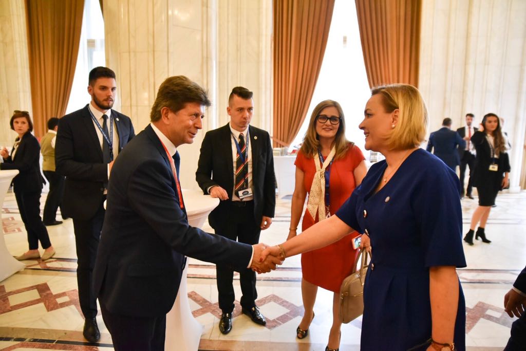 Privítanie delegácie rumunskou ministerkou vnútra Carmen Daniela DAN